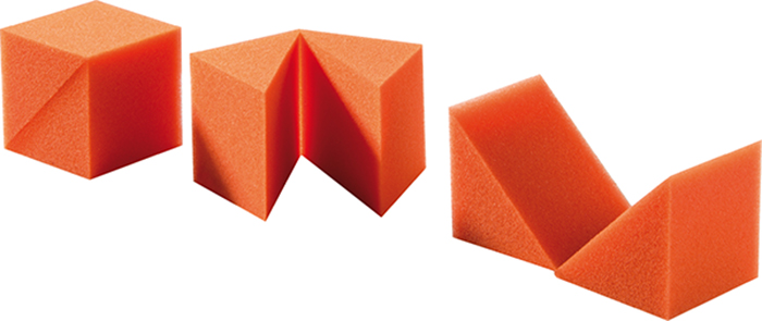 36120 LIGASANO orange unsteril Positionierwürfel